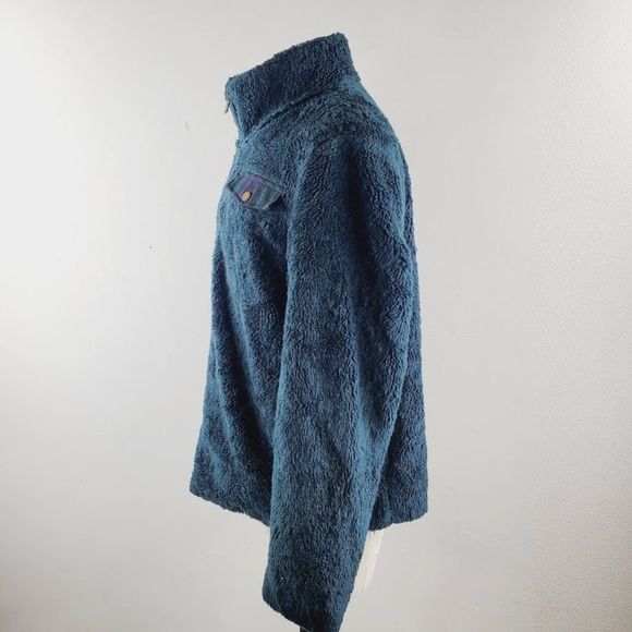 Pendleton Men's Teal Long Sleeve Wool Thermal Full Zip Jacket Size XL - Picture 4 of 10